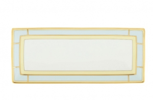 Ginori Diva Celeste Rectangular Tray - 11.2"